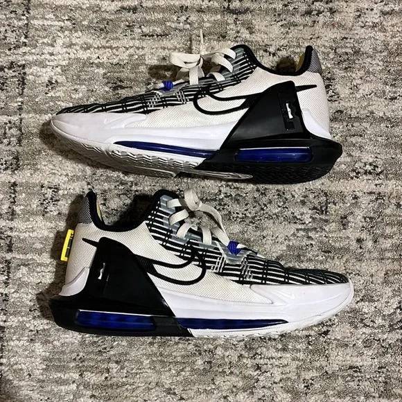 LeBron Witness 6 White Persian Violet Basketball Shoes - Picture 2 of 6